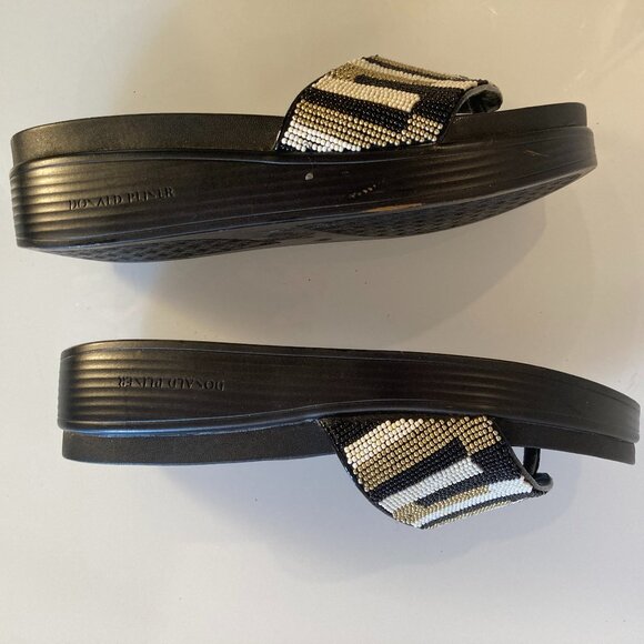 Donald Pliner sandals with intricate beadings. Size 5.0 - Picture 8 of 12